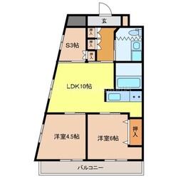 トーカンマンション五島町の物件間取画像